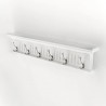 Nova Solo Skansen 6 Hook Coat Rack - Top Angled