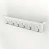 Nova Solo Skansen 6 Hook Coat Rack - Top Angled - Nova Solo Skansen 6 Hook Coat Rack - Top Angled
