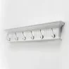 Nova Solo Skansen 6 Hook Coat Rack - Angled - Nova Solo Skansen 6 Hook Coat Rack - Angled