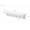 Nova Solo Skansen 6 Hook Coat Rack (Default)Back Reset Delete Duplicate Save Save and Continue Edit - Dimension