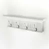 Nova Solo Skansen 4 Hook Coat Rack - Angled - Nova Solo Skansen 4 Hook Coat Rack - Angled