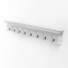 Nova Solo Skansen 8 Hook Coat Rack - Top Angled