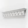 Nova Solo Skansen 8 Hook Coat Rack - Angled