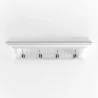 Nova Solo Skansen 4 Hook Coat Rack - Front - Nova Solo Skansen 4 Hook Coat Rack - Front