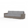 Coronado Sofa in Canvas Granite w/ Self Welt - Front Side Angle