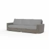 Coronado Sofa in Canvas Granite w/ Self Welt - Front Side Angle - Coronado Sofa in Canvas Granite w/ Self Welt - Front Side Angle