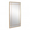 Sunpan Pasadena Floor Mirror Brass - Front Side View