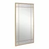 Sunpan Pasadena Floor Mirror Brass - Front Side View - Sunpan Pasadena Floor Mirror Brass - Front Side View