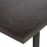 Sunpan Pembroke Dining Table 96''- Closeup Top Angle - Sunpan Pembroke Dining Table 96''- Closeup Top Angle