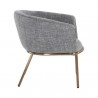 Sunpan Nadine Lounge Chair Chacha Grey - Side Angle