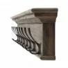 Nova Solo Hygge Solid Eight - Hook Coat Rack - Front Side Closeup Angle - Nova Solo Hygge Solid Eight - Hook Coat Rack - Front Side Closeup Angle