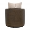 LiveSmart Gellar-Jute, Matte Brown Oak & Cane - Back Angle