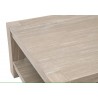 Essentials for Living Dovetail Upholstered Coffee Table - Closeup Top Angle