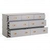 Essentials for Living Bradley 7-Drawer Double Dresser - Front Side Opened Angle