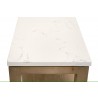 Essentials for Living Emerie Narrow Console Table - Side Closeup Angle