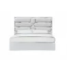 J&M Furniture Da Vinci Bedroom Collection Silver Grey Front View - J&M Furniture Da Vinci Bedroom Collection Silver Grey Front View