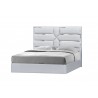 J&M Furniture Da Vinci Bedroom Collection Silver Grey Side View