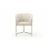 Jolie Dining Armchair in Beige-front view 1 - Jolie Dining Armchair in Beige-front view 1