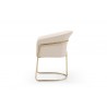 Jolie Dining Armchair in Beige-side view 1