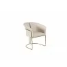 Jolie Dining Armchair in Beige-side view 2 - Jolie Dining Armchair in Beige-side view 2