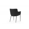 Dining Armchair in Black- back view 1