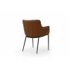 Dining Armchair in Brown- back view 1 - Dining Armchair in Brown- back view 1