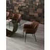 Dining Armchair in Brown- Lifestyle - Dining Armchair in Brown- Lifestyle
