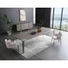 Dining Armchair in Taupe- Lifestyle - Dining Armchair in Taupe- Lifestyle