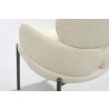 Dining Armchair in White- details