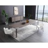 Dining Armchair in White- Lifestyle
