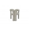 Mirage Dining Armchair in Dark Gray-back view