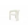 Mirage Dining Armchair in White-back view - Mirage Dining Armchair in White-back view