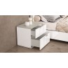 Whiteline Modern Living Daisy Night Stand High Gloss White - Lifestyle