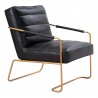 Zuo Modern Dallas Accent Chair Vintage - Angled View