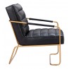 Zuo Modern Dallas Accent Chair Vintage - Side View