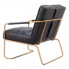 Zuo Modern Dallas Accent Chair Vintage - Angled-side View