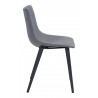 Daniel Dining Chair in Gray - Side