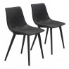 Daniel Dining Chair in Vintage Black - Duo