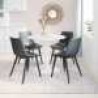 Daniel Dining Chair in Vintage Black - Lifestyle