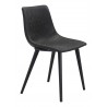 Daniel Dining Chair in Vintage Black - Angled