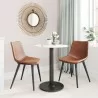 Daniel Dining Chair in Vintage Brown - Lifestyle 2 - Daniel Dining Chair in Vintage Brown - Lifestyle 2