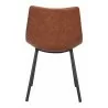 Daniel Dining Chair in Vintage Brown - Back - Daniel Dining Chair in Vintage Brown - Back