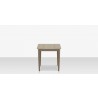 Source Furniture Danish Aluminum 20'' Wide Square Small Coffee Table 3