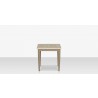 Source Furniture Danish Aluminum 20'' Wide Square Small Coffee Table 5