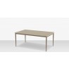 Source Furniture Danish Aluminum Rectangular Dining Table Small 1