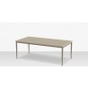 Source Furniture Danish Aluminum Rectangular Dining Table Large