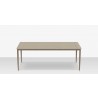 Source Furniture Danish Aluminum Rectangular Dining Table Large 2