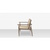 Source Outdoor Furniture Danish Aluminum Sling Strap Loveseat 6