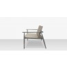 Source Outdoor Furniture Danish Aluminum Sling Strap Loveseat 7