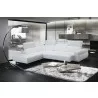 J&M Furniture Davenport Snow White Leather Sectional - J&M Furniture Davenport Snow White Leather Sectional